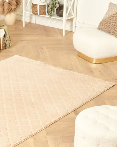 Covor cu fir lung - Faux fur rug GHARO Beige 160 x 230 cm