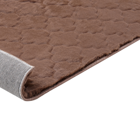 GHARO Faux Fur Rug Brown 160 x 230 cm [7]
