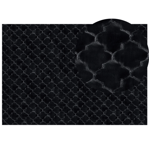 Faux fur rug GHARO Black 160 x 230 cm [1]
