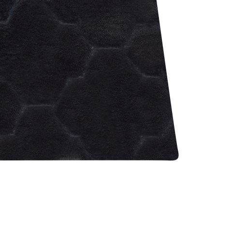 Faux fur rug GHARO Black 160 x 230 cm [6]