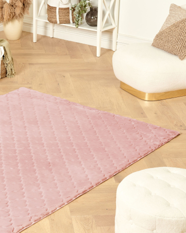 Carpets - Faux fur rug GHARO Pink 160 x 230 cm