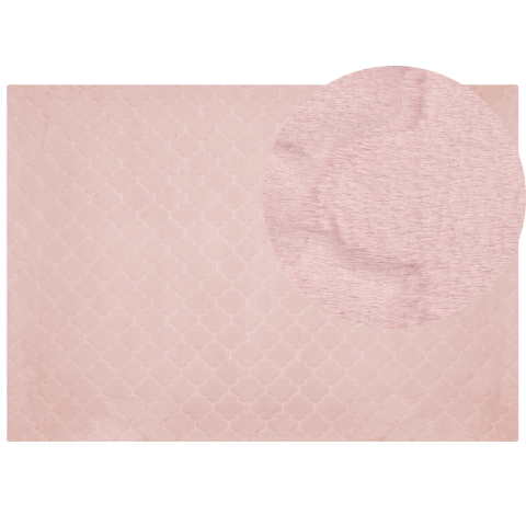 Covor din blană sintetică GHARO Roz 160 x 230 cm [1]