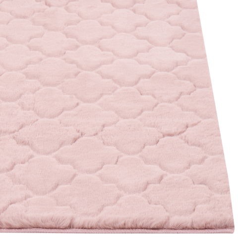 Covor din blană sintetică GHARO Roz 80 x 150 cm [6]