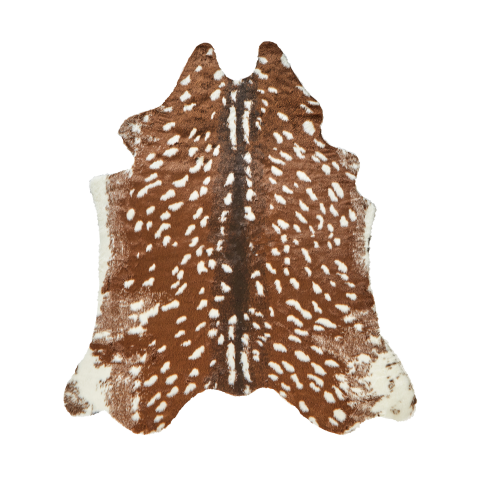 KNOLL Faux Fur Rug Brown 130 x 170 cm [1]