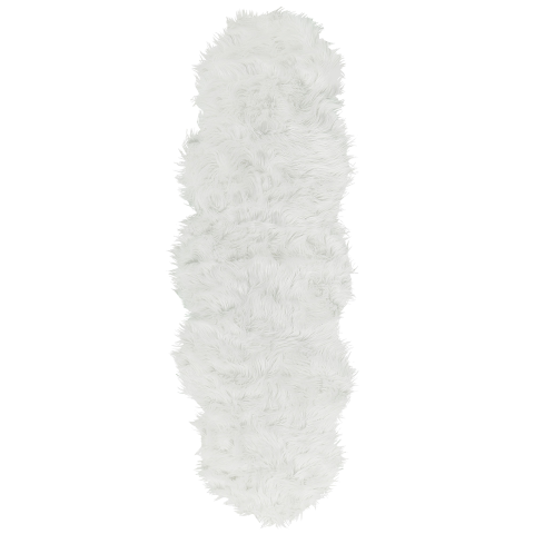 MAMUNGARI faux fur rug White 60 x 180 cm [1]
