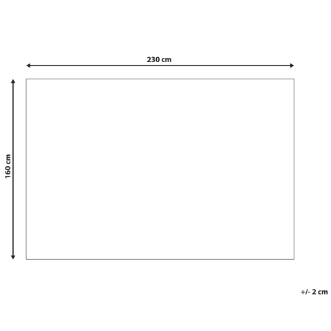 Covor din blană sintetică MIRPUR Alb 160 x 230 cm [2]