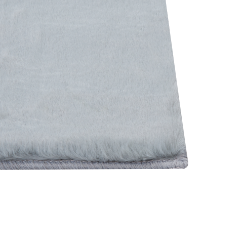 MIRPUR faux fur rug Light grey 80 x 150 cm [5]