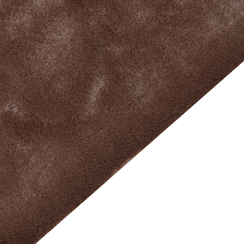 Faux fur rug MIRPUR Brown 80 x 150 cm [4]