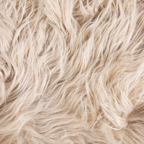 MUNGO faux fur rug Beige 63 x 95 cm [4]