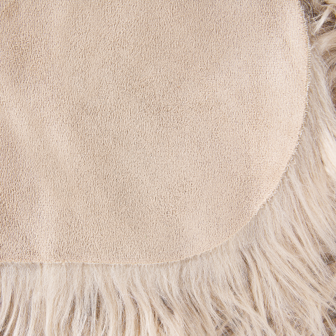 MUNGO faux fur rug Beige 63 x 95 cm [3]