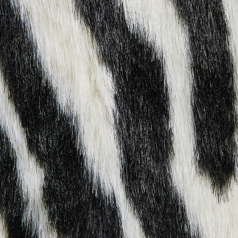 Faux fur rug NAMBUNG White Black 60 x 90 cm [3]