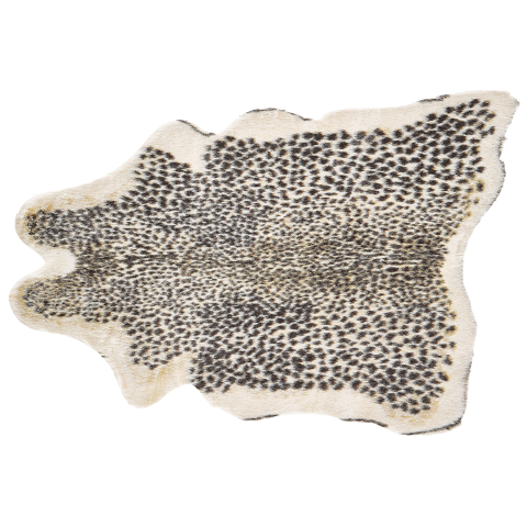 NAMBUNG Faux Fur Rug Beige 60 x 90 cm [1]