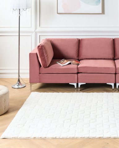 Covor cu fir lung - Faux fur rug THATTA White 160 x 230 cm