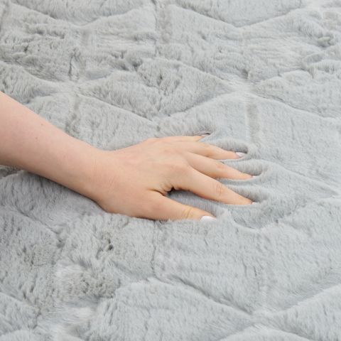 THATTA Light grey shaggy rug 80 x 150 cm [4]