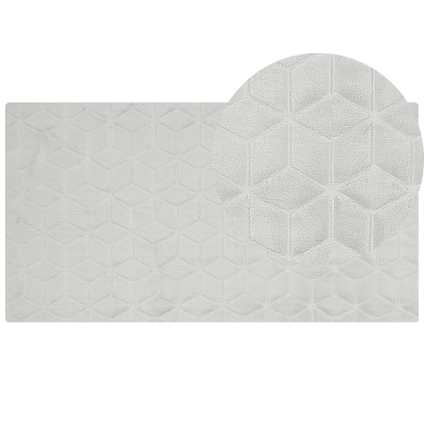 THATTA synthetic fur carpet Light grey 80 x 150 cm [1]