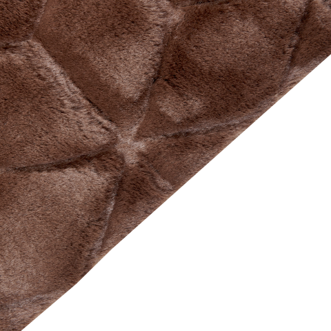 THATTA Faux Fur Carpet Brown 80 x 150 cm [5]
