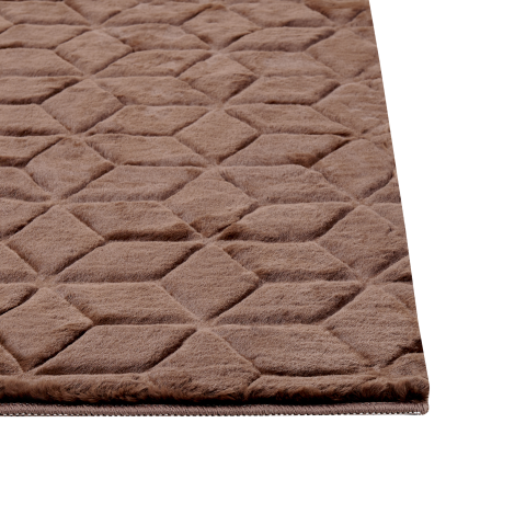 THATTA Faux Fur Carpet Brown 80 x 150 cm [7]