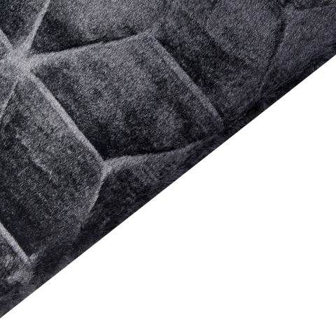 Covor din blană sintetică THATTA Negru 80 x 150 cm [4]