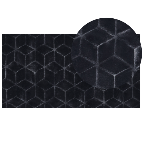 Covor din blană sintetică THATTA Negru 80 x 150 cm [1]