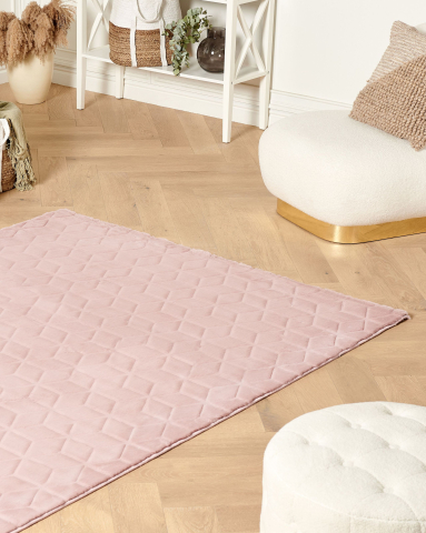 Covor cu fir lung - Faux fur rug THATTA Pink 160 x 230 cm
