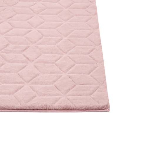 Faux fur rug THATTA Pink 80 x 150 cm [7]