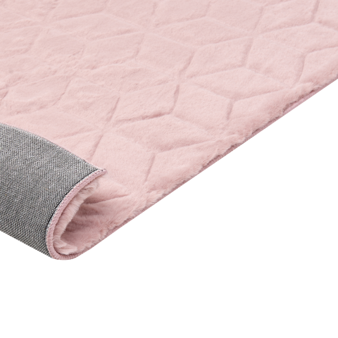 Faux fur rug THATTA Pink 80 x 150 cm [6]