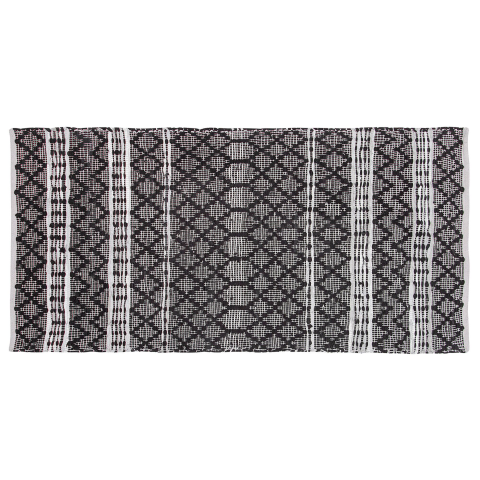 Covor FEHIMLI Negru 80 x 150 cm Piele naturală [3]