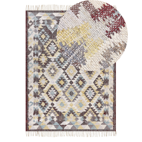 Rug FENER Multicolor 140 x 200 cm Jute [1]