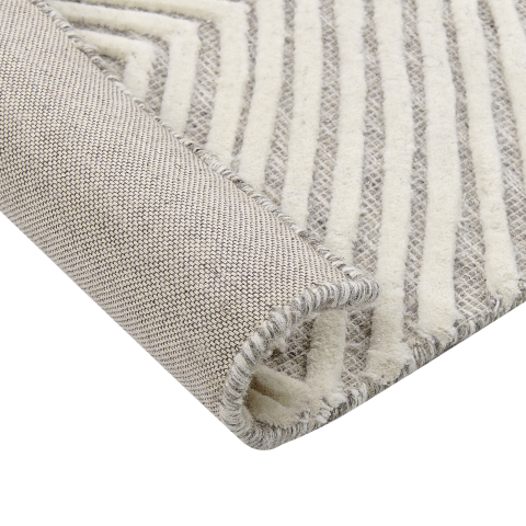 Carpet GOKSUN Grey 80 x 150 cm Wool [4]