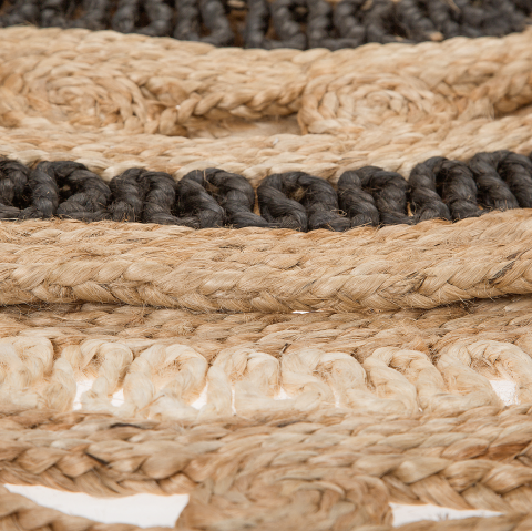 GOYNE Rug Beige ø 140 cm Jute [6]