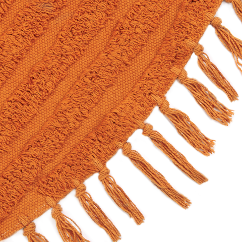 HALFETI Carpet Orange ø 140 cm Cotton [5]