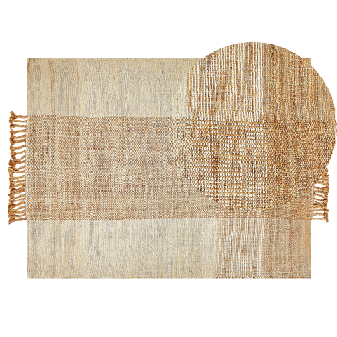 Covor HAMZALAR Bej 140 x 200 cm Iută [1]