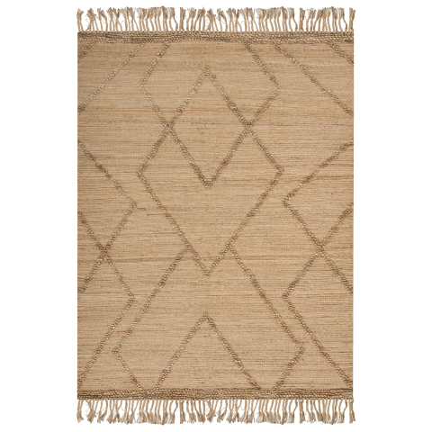 Rug HANDERE Beige 200 x 300 cm Jute [3]