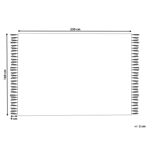 HISARLI rug Brown 160 x 230 cm Cotton [2]