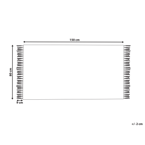 Carpet HISARLI Brown 80 x 150 cm Cotton [2]
