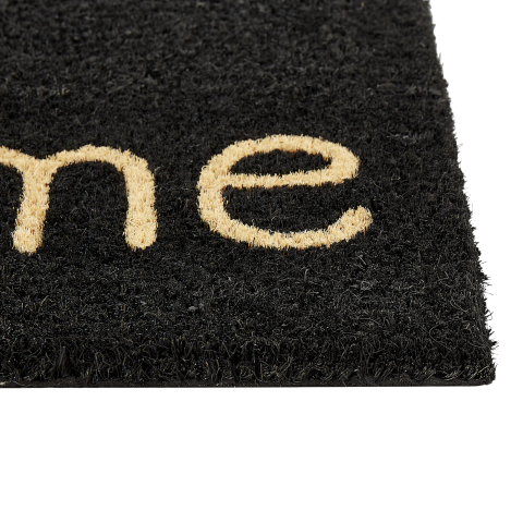 Covor intrare FANSIPAN Negru 40 x 60 cm Text Fibră de nucă de cocos [4]