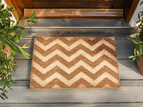 Covoraș intrare - Covor intrare ILOCOS Natural 40 x 60 cm Fibră de nucă de cocos