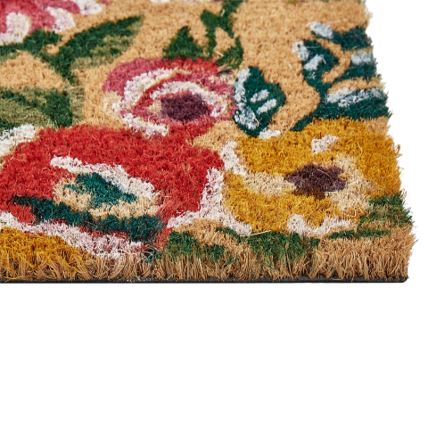 Covor intrare KITA Multicolor 40 x 60 cm Floare Fibră de nucă de cocos [4]