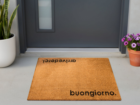 Covoraș intrare - Covor intrare LABO Natural 60 x 90 cm Text Fibră de nucă de cocos