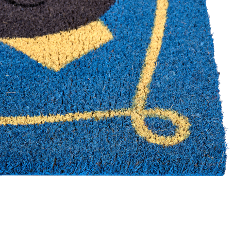 Entrance rug MOJICAP Multicolor 60 x 90 cm Cat Coconut fiber [4]