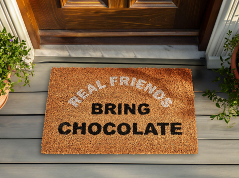 Covoraș intrare - Covor intrare PAMIR Natural 40 x 60 cm Text Fibră de nucă de cocos