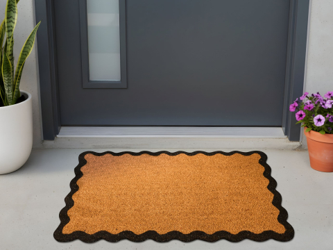 Covoraș intrare - Covor intrare PINATUBO Natural 60 x 90 cm Fibră de nucă de cocos