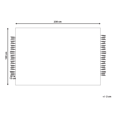 Covor KARKIN Bej 160 x 230 cm Iută [2]