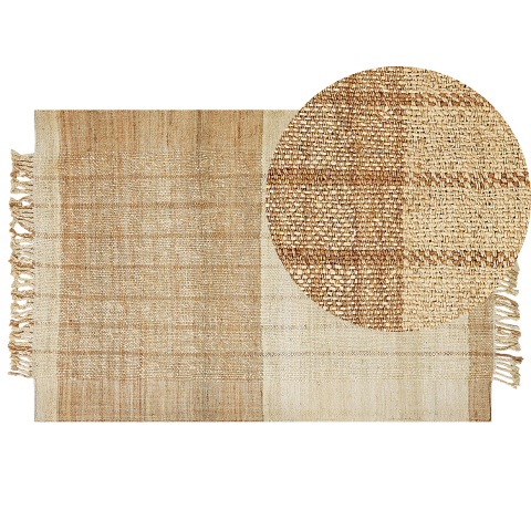 KARKIN Beige 200 x 300 cm Jute Rug [1]