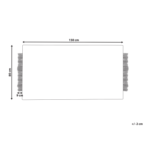 Covor KARKIN Bej 80 x 150 cm Iută [2]