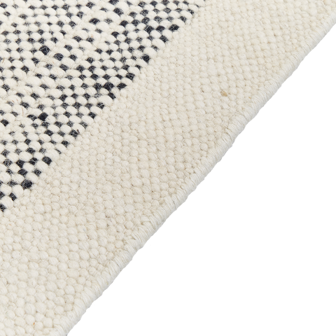 KETENLI Carpet White 80 x 150 cm Wool [5]