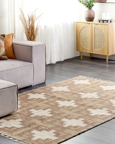 Covor împletit - KONURTAY rug Beige 160 x 230 cm Jute