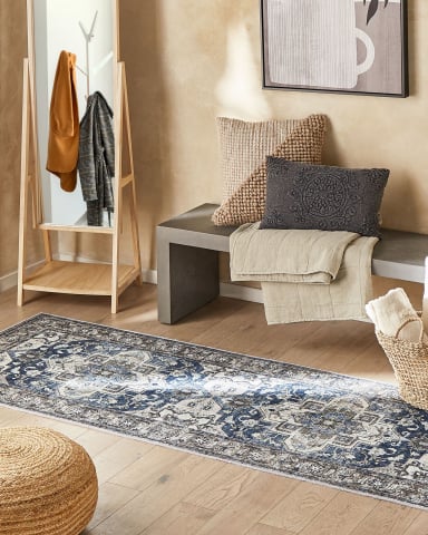 Covoraș lung - Rug KOTTAR Blue 80 x 300 cm