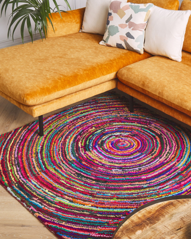 Covor împletit - Covor MALATYA Multicolor 140 x 200 cm