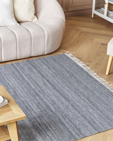 Covor împletit - MALHIA Rug Grey 160 x 230 cm